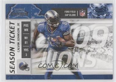 2009 Playoff Contenders - [Base] #33 - Calvin Johnson Jr.