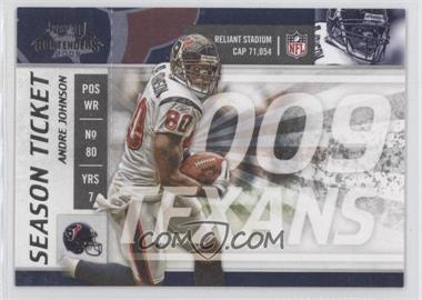 2009 Playoff Contenders - [Base] #39 - Andre Johnson