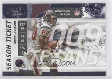 2009 Playoff Contenders - [Base] #39 - Andre Johnson