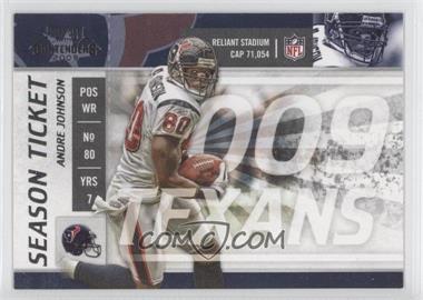 2009 Playoff Contenders - [Base] #39 - Andre Johnson