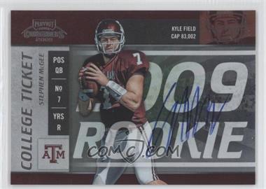 2009 Playoff Contenders - College Rookie Ticket #10 - Stephen McGee /60