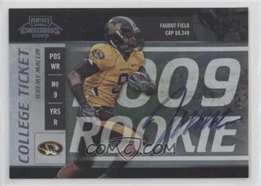 2009 Playoff Contenders - College Rookie Ticket #16 - Jeremy Maclin /65