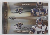 Jason Smith, James Laurinaitis #/50