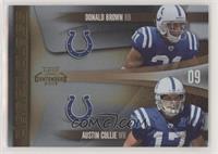 Donald Brown, Austin Collie #/100