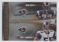 Jason Smith, James Laurinaitis #/100