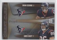 Brian Cushing, James Casey