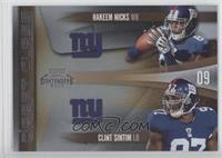 Hakeem Nicks, Clint Sintim