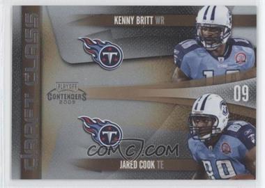 2009 Playoff Contenders - Draft Class #23 - Kenny Britt, Jared Cook