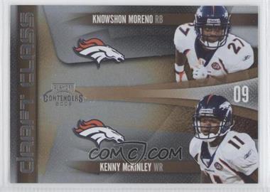 2009 Playoff Contenders - Draft Class #7 - Kenny McKinley, Knowshon Moreno
