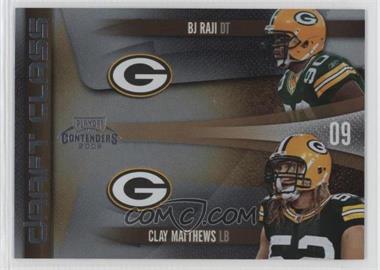 2009 Playoff Contenders - Draft Class #9 - B.J. Raji, Clay Matthews