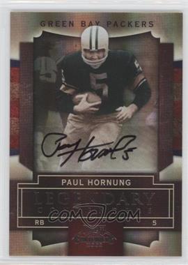 2009 Playoff Contenders - Legendary Contenders - Black Autographs #67 - Paul Hornung