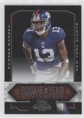 2009 Playoff Contenders - Rookie of the Year Contenders #2 - Ramses Barden