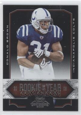 2009 Playoff Contenders - Rookie of the Year Contenders #25 - Donald Brown