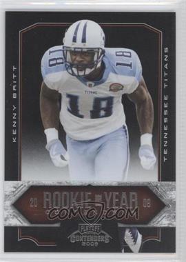 2009 Playoff Contenders - Rookie of the Year Contenders #8 - Kenny Britt