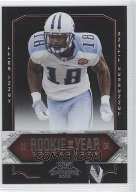 2009 Playoff Contenders - Rookie of the Year Contenders #8 - Kenny Britt