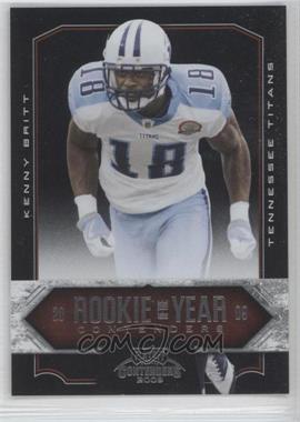 2009 Playoff Contenders - Rookie of the Year Contenders #8 - Kenny Britt