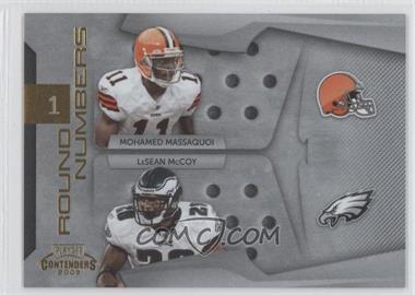 2009 Playoff Contenders - Round Numbers - Gold #15 - LeSean McCoy, Mohamed Massaquoi /100