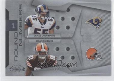 2009 Playoff Contenders - Round Numbers #13 - James Laurinaitis, Brian Robiskie