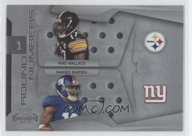 2009 Playoff Contenders - Round Numbers #18 - Mike Wallace, Ramses Barden