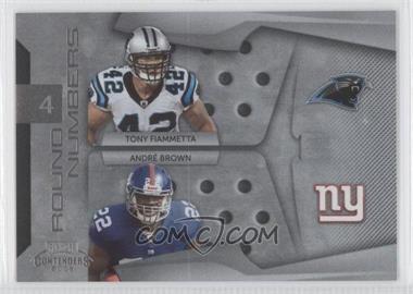 2009 Playoff Contenders - Round Numbers #24 - Tony Fiammetta, Andre Brown