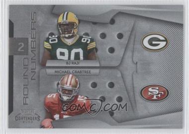 2009 Playoff Contenders - Round Numbers #4 - B.J. Raji, Michael Crabtree