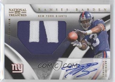 2009 Playoff National Treasures - [Base] - Century Gold #130 - Rookie Signature Materials - Ramses Barden /25