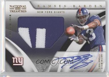2009 Playoff National Treasures - [Base] - Century Gold #130 - Rookie Signature Materials - Ramses Barden /25