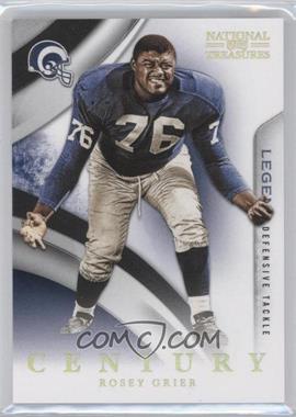 2009 Playoff National Treasures - [Base] - Century Gold #212 - Legends - Rosey Grier /5