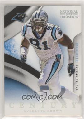 2009 Playoff National Treasures - [Base] - Century Silver #152 - Rookies - Everette Brown /10 [EX to NM]
