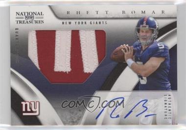 2009 Playoff National Treasures - [Base] #131 - Rookie Signature Materials - Rhett Bomar /99