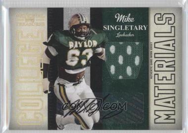 2009 Playoff National Treasures - College Materials - Signatures #1 - Mike Singletary /10
