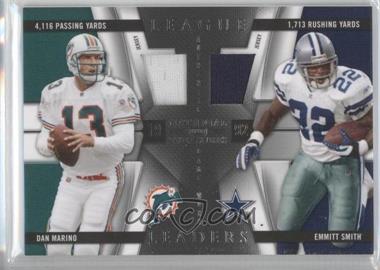 2009 Playoff National Treasures - League Leaders Combos #12 - Dan Marino, Emmitt Smith /99