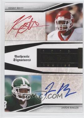 2009 Playoff National Treasures - Pen Pals #PP-KBJR - Kenny Britt, Javon Ringer