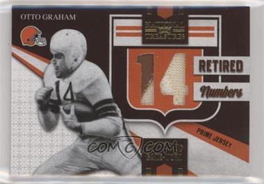 2009 Playoff National Treasures - Retired Jersey Numbers - Prime #2 - Otto Graham /25