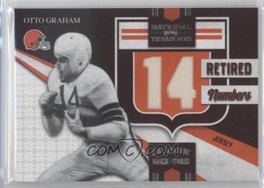 2009 Playoff National Treasures - Retired Jersey Numbers #2 - Otto Graham /10