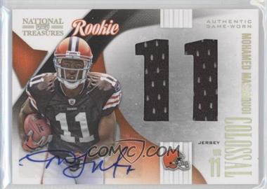 2009 Playoff National Treasures - Rookie Colossal Materials - Jersey Number Signatures #32 - Mohamed Massaquoi /50