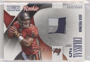 2009 Playoff National Treasures - Rookie Colossal Materials - Laundry Tag #7 - Josh Freeman /50