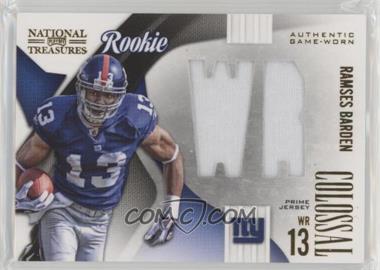 2009 Playoff National Treasures - Rookie Colossal Materials - Position Prime #27 - Ramses Barden /25