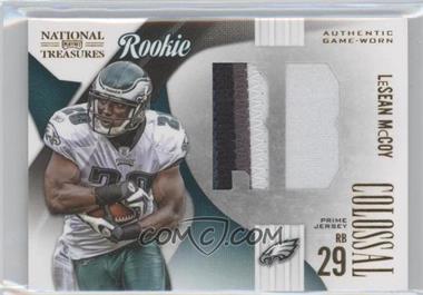 2009 Playoff National Treasures - Rookie Colossal Materials - Position Prime #3 - LeSean McCoy /25