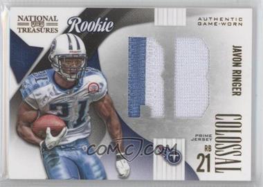 2009 Playoff National Treasures - Rookie Colossal Materials - Position Prime #9 - Javon Ringer /25