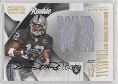 2009 Playoff National Treasures - Rookie Colossal Materials - Position Signatures Prime #19 - Darrius Heyward-Bey /10