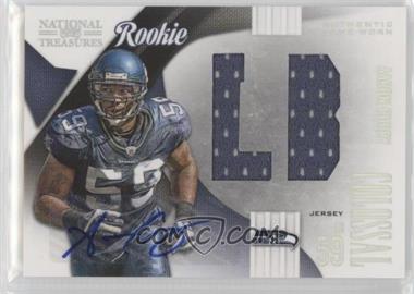 2009 Playoff National Treasures - Rookie Colossal Materials - Position Signatures #14 - Aaron Curry /50