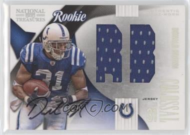 2009 Playoff National Treasures - Rookie Colossal Materials - Position Signatures #22 - Donald Brown /50