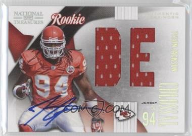 2009 Playoff National Treasures - Rookie Colossal Materials - Position Signatures #23 - Tyson Jackson /50