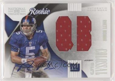 2009 Playoff National Treasures - Rookie Colossal Materials - Position Signatures #26 - Rhett Bomar /50