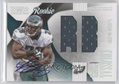 2009 Playoff National Treasures - Rookie Colossal Materials - Position Signatures #3 - LeSean McCoy /50