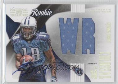 2009 Playoff National Treasures - Rookie Colossal Materials - Position Signatures #5 - Kenny Britt /50