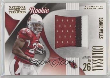 2009 Playoff National Treasures - Rookie Colossal Materials - Prime #18 - Beanie Wells /25