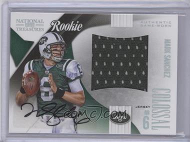 2009 Playoff National Treasures - Rookie Colossal Materials - Signatures #1 - Mark Sanchez /50