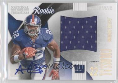 2009 Playoff National Treasures - Rookie Colossal Materials - Signatures #15 - Andre Brown /50